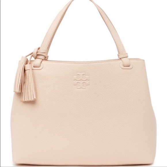 Authentic Tory Burch Thea Center Zip Tote w/ matching Tory Burch wallet. - Picture 2 of 14